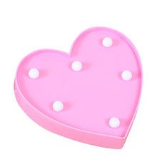 Load image into Gallery viewer, 3D Love Heart Nights Lamps