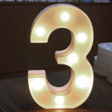 Load image into Gallery viewer, Letter Alphabet Number Night Light