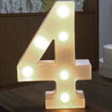Load image into Gallery viewer, Letter Alphabet Number Night Light