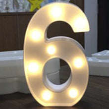 Load image into Gallery viewer, Letter Alphabet Number Night Light
