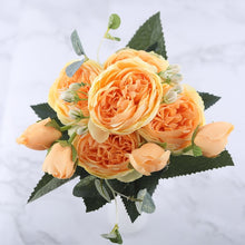 Load image into Gallery viewer, Rose Pink Silk Peony Artificial Flowers