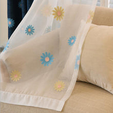 Load image into Gallery viewer, Green Cotton &amp; Linen Blackout Curtains