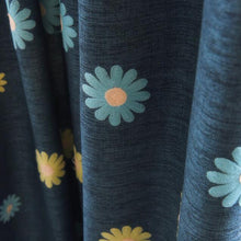 Load image into Gallery viewer, Green Cotton &amp; Linen Blackout Curtains