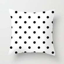 Load image into Gallery viewer, Geometric Black and White Pillow Case