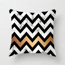 Load image into Gallery viewer, Geometric Stripe Pillow Case