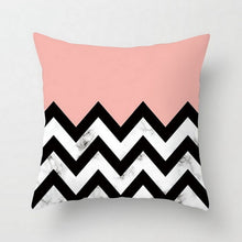 Load image into Gallery viewer, Geometric Stripe Pillow Case