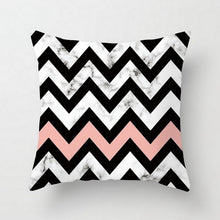 Load image into Gallery viewer, Geometric Stripe Pillow Case