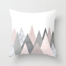 Load image into Gallery viewer, Pink Geometric Tropic Pineapple Pillow Case