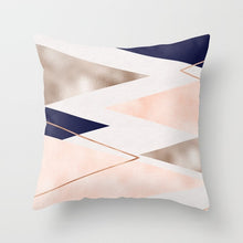 Load image into Gallery viewer, Pink Geometric Tropic Pineapple Pillow Case