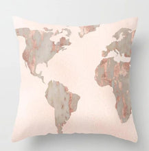 Load image into Gallery viewer, Pink Geometric Tropic Pineapple Pillow Case