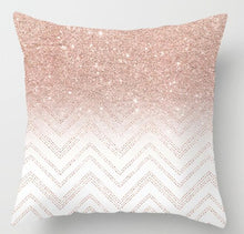 Load image into Gallery viewer, Pink Geometric Tropic Pineapple Pillow Case
