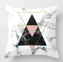 Load image into Gallery viewer, Pink Geometric Tropic Pineapple Pillow Case