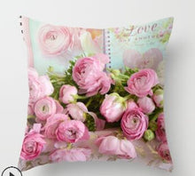 Load image into Gallery viewer, Rose Flower Pillow Case