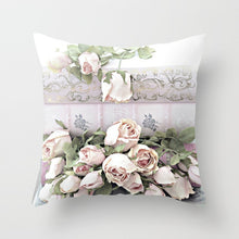 Load image into Gallery viewer, Rose Flower Pillow Case
