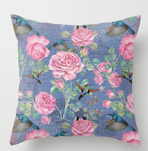 Load image into Gallery viewer, Rose Flower Pillow Case
