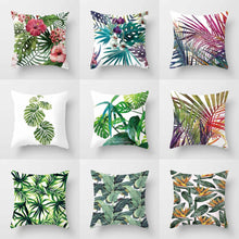 Load image into Gallery viewer, Tropical Plants Decorative Pillow Case