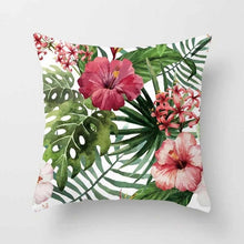 Load image into Gallery viewer, Tropical Plants Decorative Pillow Case