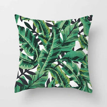 Load image into Gallery viewer, Tropical Plants Decorative Pillow Case