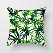 Load image into Gallery viewer, Tropical Plants Decorative Pillow Case