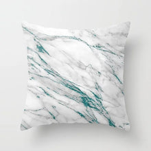 Load image into Gallery viewer, Geometric Blue/Green Pillow Case