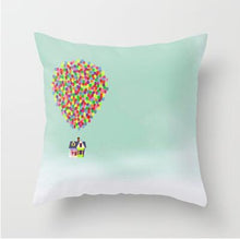 Load image into Gallery viewer, Geometric Blue/Green Pillow Case