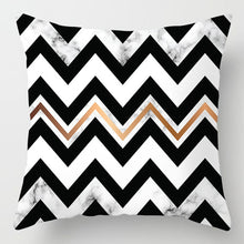 Load image into Gallery viewer, Geometric Pink/Green Pillow Case