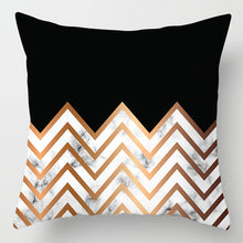 Load image into Gallery viewer, Geometric Pink/Green Pillow Case