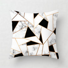 Load image into Gallery viewer, Geometric Pink/Green Pillow Case
