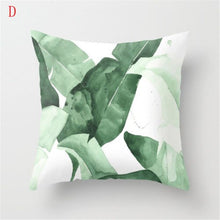 Load image into Gallery viewer, Fashionable Vintage Green Pillow Case