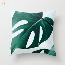 Load image into Gallery viewer, Fashionable Vintage Green Pillow Case