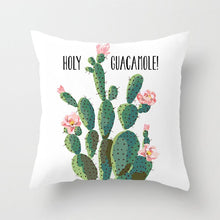 Load image into Gallery viewer, Green Cactus Pillow Case