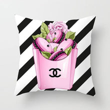 Load image into Gallery viewer, Painted Flowers &amp; Bag Bottle Super Soft Pillow Case