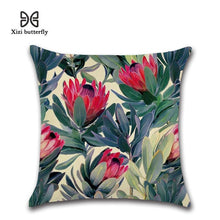 Load image into Gallery viewer, Africa Tropical Plant Pillow Case
