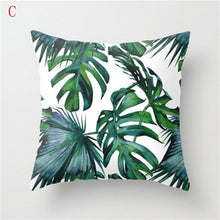 Load image into Gallery viewer, Floral Tropical Plant Pillow Case