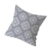 Load image into Gallery viewer, Gray Geometric Decorative Pillow Case