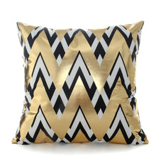 Load image into Gallery viewer, Bronzing Geometric Pillow Case