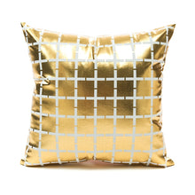 Load image into Gallery viewer, Bronzing Geometric Pillow Case