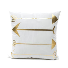 Load image into Gallery viewer, Bronzing Geometric Pillow Case