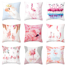 Load image into Gallery viewer, Flamingo Pillow Case