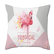 Load image into Gallery viewer, Flamingo Pillow Case