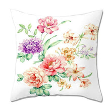 Load image into Gallery viewer, Multi-Color Flowers Pillows Case