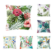 Load image into Gallery viewer, Tropical Plants Pillow Case