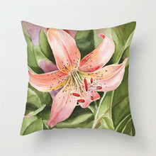 Load image into Gallery viewer, Pink Red Flower Pillows Case