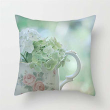 Load image into Gallery viewer, Pink Red Flower Pillows Case