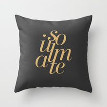 Load image into Gallery viewer, Geometric Black and White Pillow Case