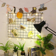 Load image into Gallery viewer, Metal Wall Mesh Grid Wall Hanging Photo Frame