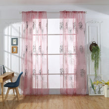 Load image into Gallery viewer, Europe Sheer Valance Yarn Curtain